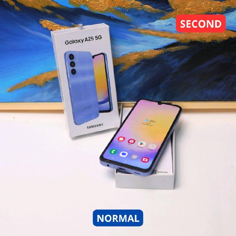 SAMSUNG A25 8/128 GB (5G) HP SECOND ORIGINAL SINAR MUTIARA CELL
