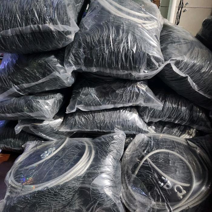 PROMO  Jaring Futsal Golf Tenis Padel Badminton & Pagar Ayam Tanam Kebun Dilengkapi Kawat Seling Lub