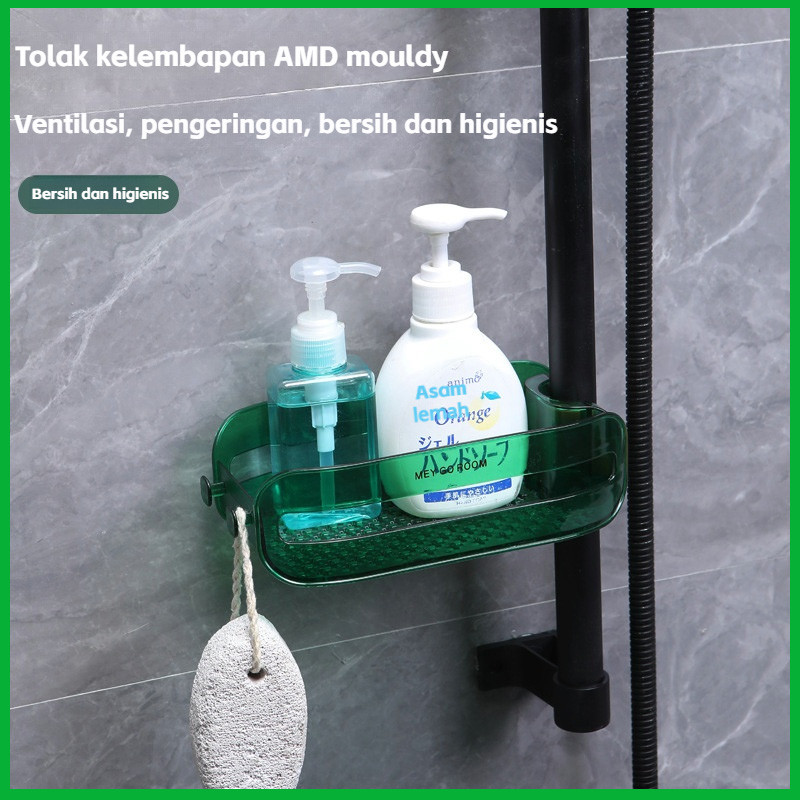 Rak keran tanpa lubang, rak pembuangan wastafel dapur, rak penyimpanan kain spons pencuci piring mul