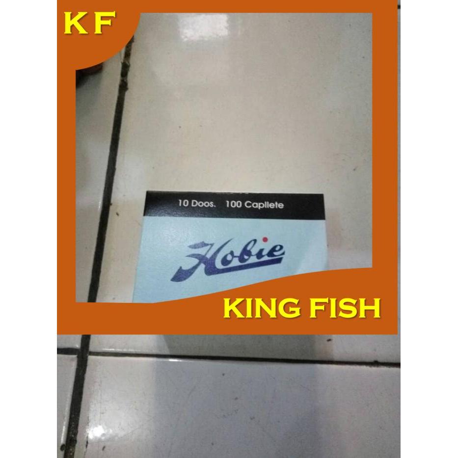 aquarium obat ikan hias arwana hobie per dus