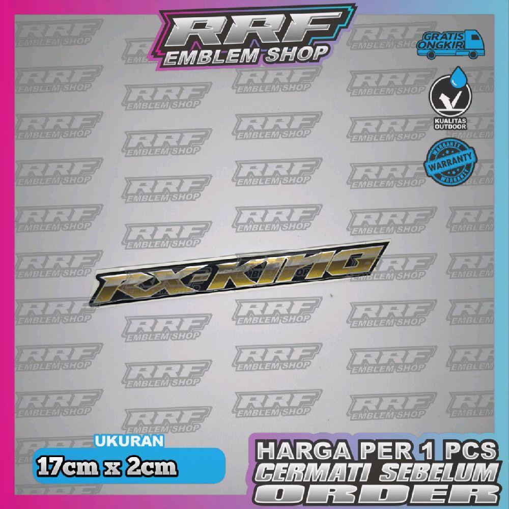 Emblem timbul RX KING PEREDAM 2008-2009 emblem RX KING 2008,