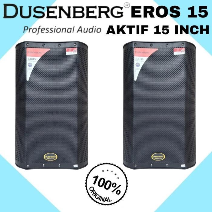 SPEAKER AKTIF BLUETOOTH KARAOKE SMART TV YOUTUBE DUSENBERG 15 INCH EROS 15 SPEAKER KARAOKE INDOOR OU