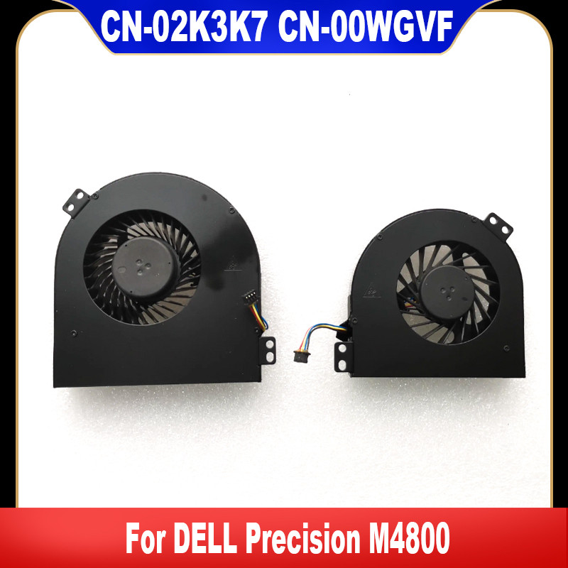 02K3K7 00WGVF New Original For DELL Precision M4800 Cooling Fan Cooler Fan Heatsink Raator CN02K3K7 