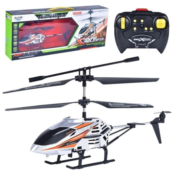 Helikopter Remot - Heli RC - Mainan Remot Helikopter Charger - Rc Heli - Putih