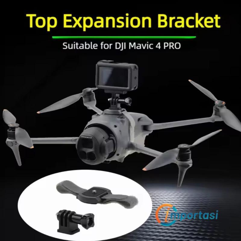 YX Top Expansion Bracket Mount Gopro Insta360 X5 Osmo 360 for DJI MAVIC 4 PRO Mounting Kamera Tas
