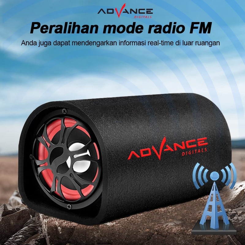 Advance T-104BT Speaker Bluetooth Subwoofer 10 inch Multifungsi Salon Aktif Dengan Remote Control