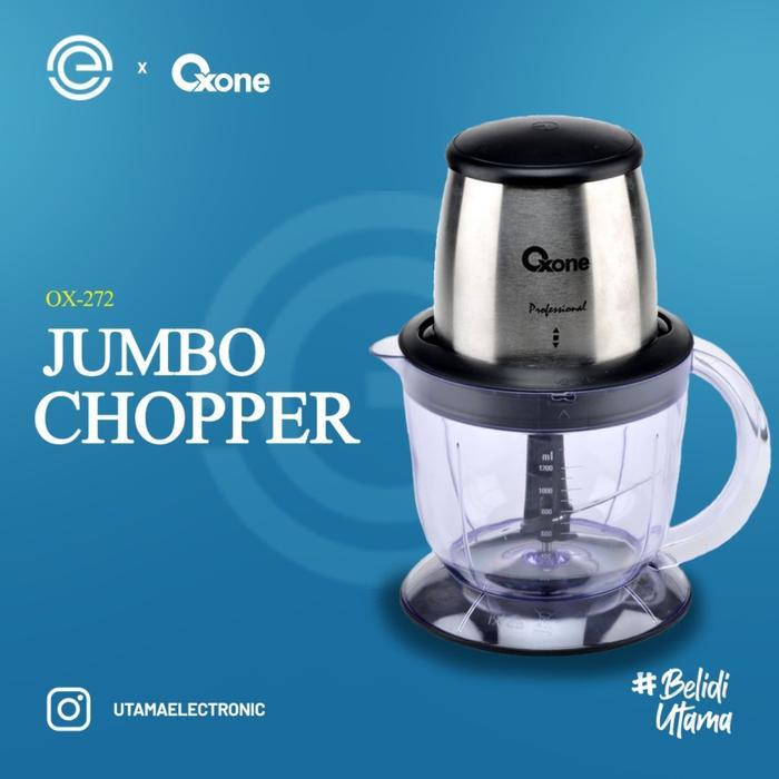 PlugIn Zone OXONE Jumbo Chopper OX-272 - HITAM