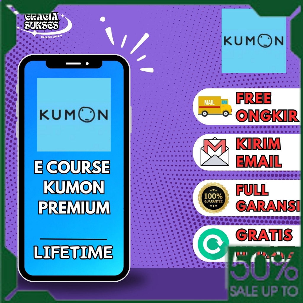 E-COURSE KUMON LENGKAP | Paket Pembelajaran Anak SD | Media Belajar Anak & Guru | FULL GARANSI