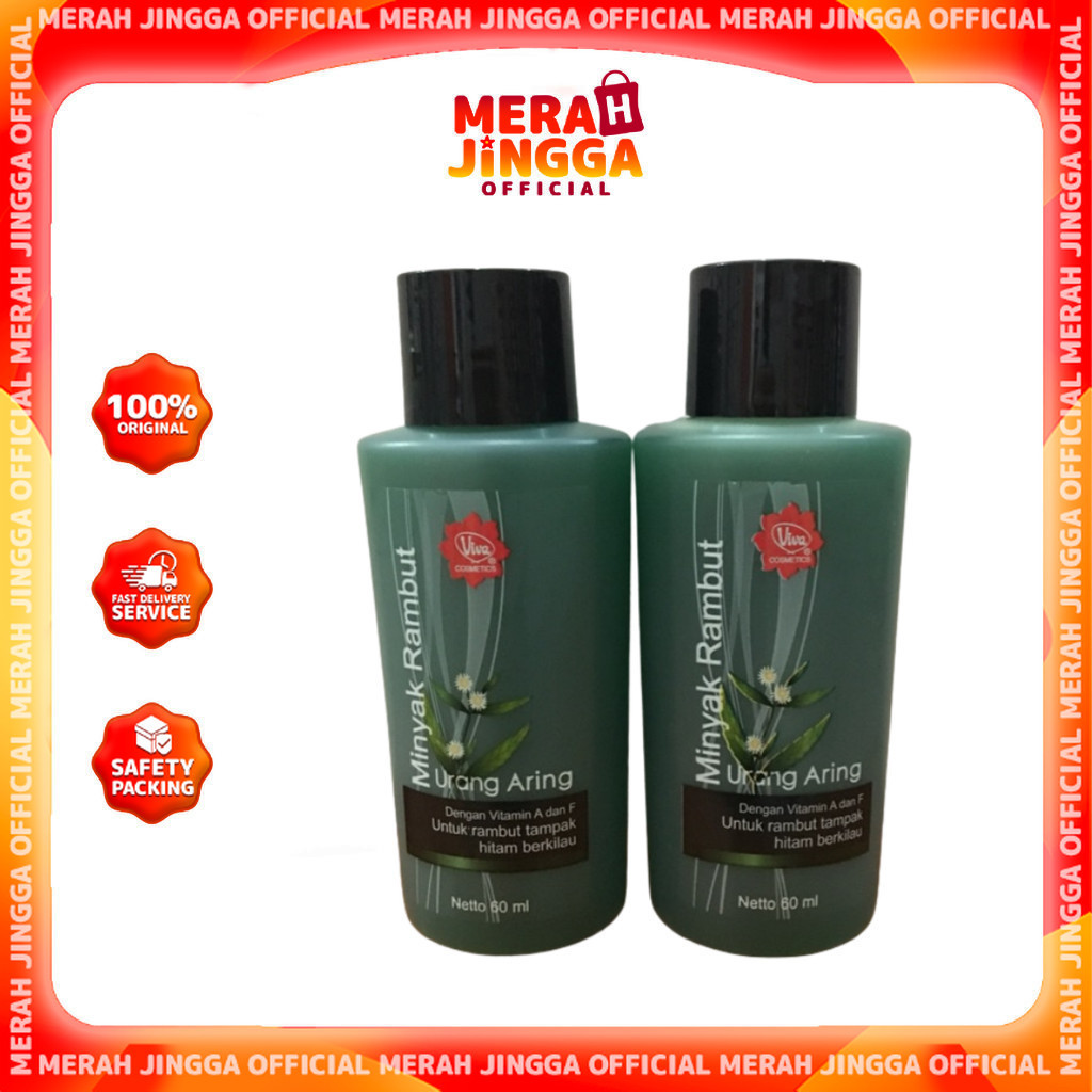 Viva Minyak Rambut Urang Aring  60ml | Merah Jingga Official