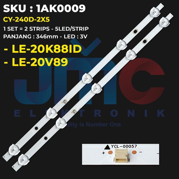 BACKLIGHT TV 20 INCH LE-20V89 LE-20K88ID LE20K88 LE20V89 Elmatu JMCPart