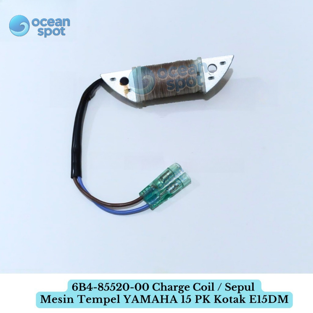 6B4-85520-00 Charge Coil / Sepul Mesin Tempel YAMAHA 15 PK Kotak E15DM ( ocean spot )