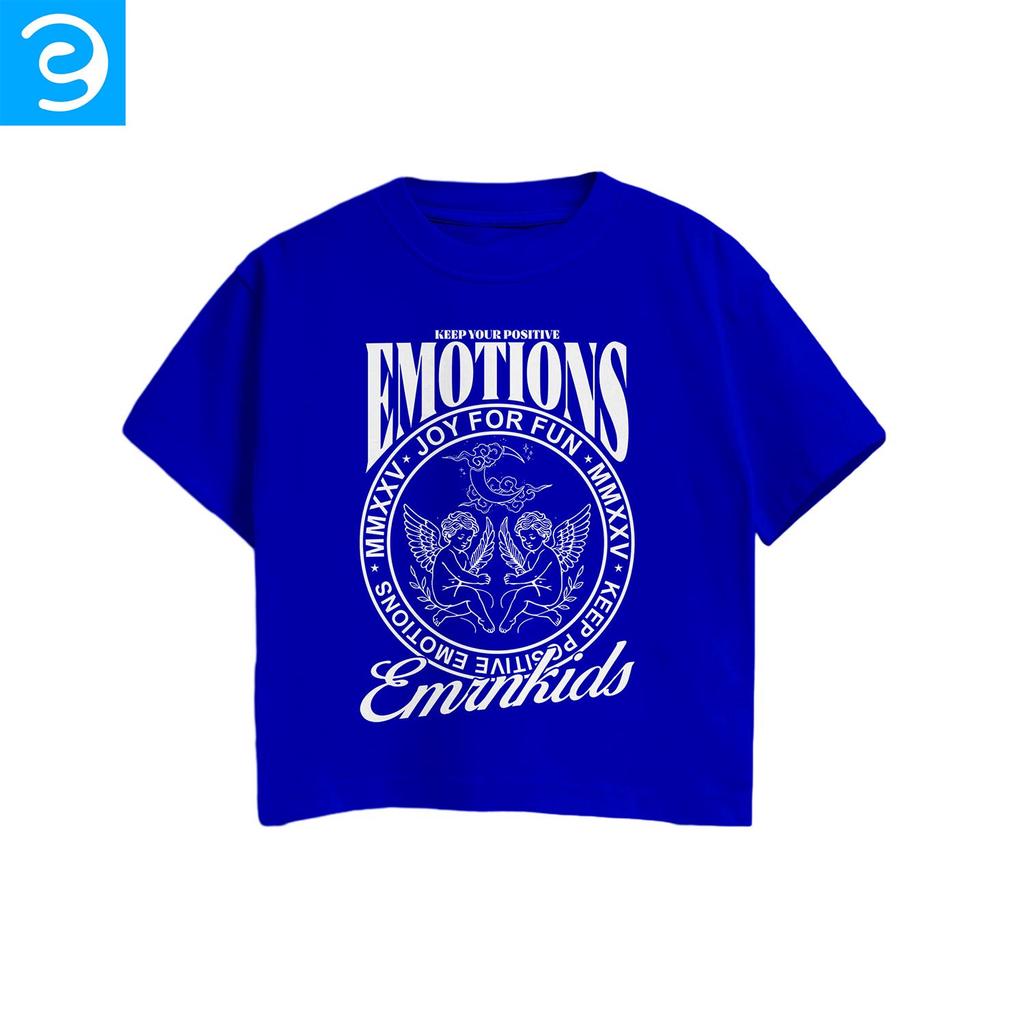 EMRNKIDS Baju boxy anak 3 tahun Kaos Cowok 12 thn Kalcer Outfit Kekinian Kece Skena Motif Simple