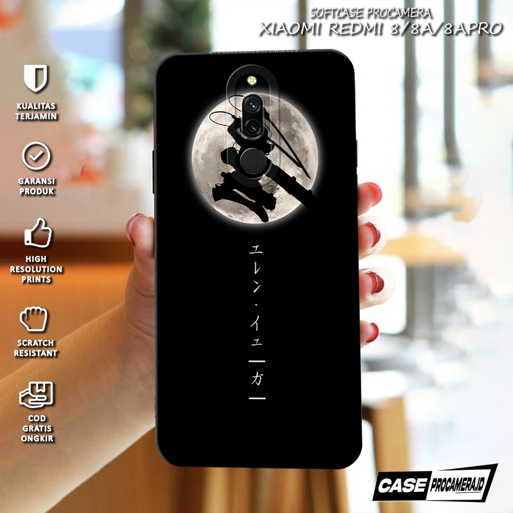 Case compatible for XIAOMI REDMI 8 8A 8A PRO - Casing Procamera XIAOMI Terbaru 2025 { Case AOT} Sili