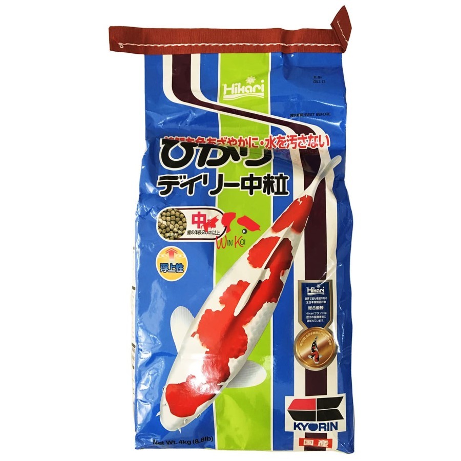 Hikari Economy 4kg size M | Makanan Ikan Koi | Import Japan | Pellet Ikan Koi Pakan Koi