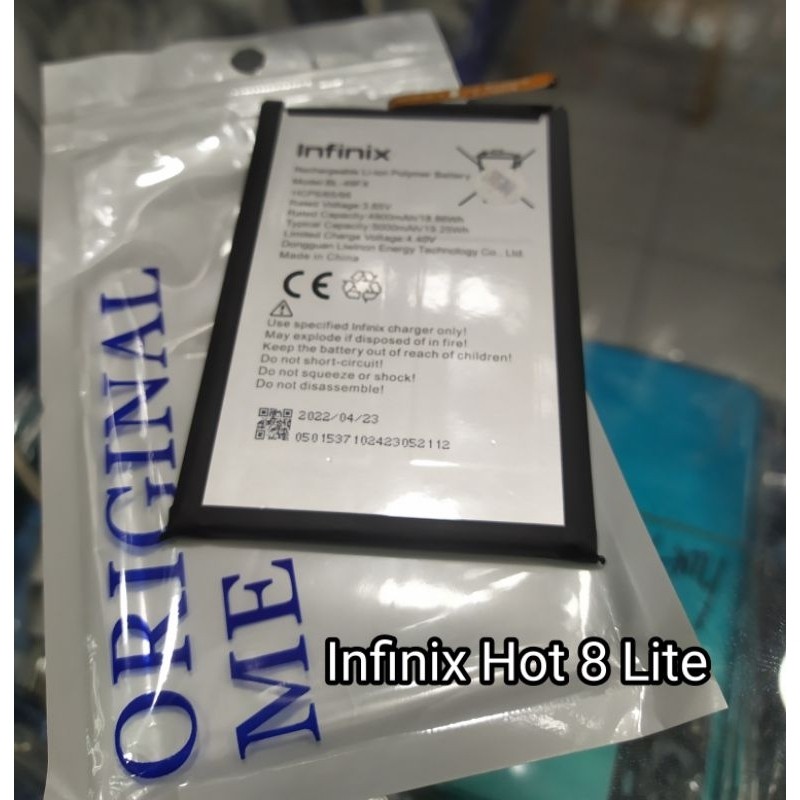 Battery Batre Infinix Hot 8 Lite Baterai BL-49FX BL49FX Batteray