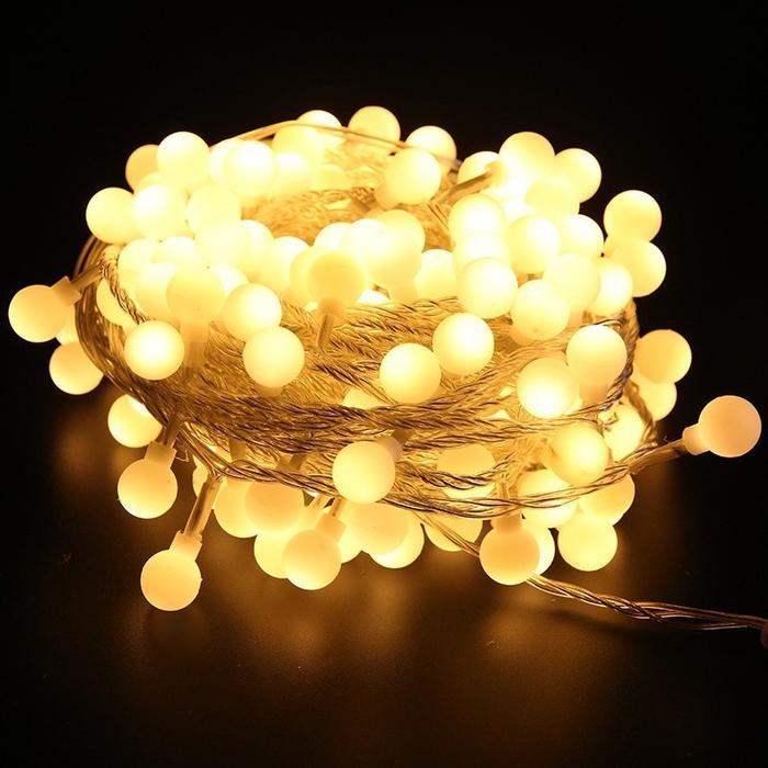 Lampu Tumblr Kawat / Lampu Hias LED Baterai 5 Meter / Lampu Tumblr LED - 10MWarm-USB/BAT