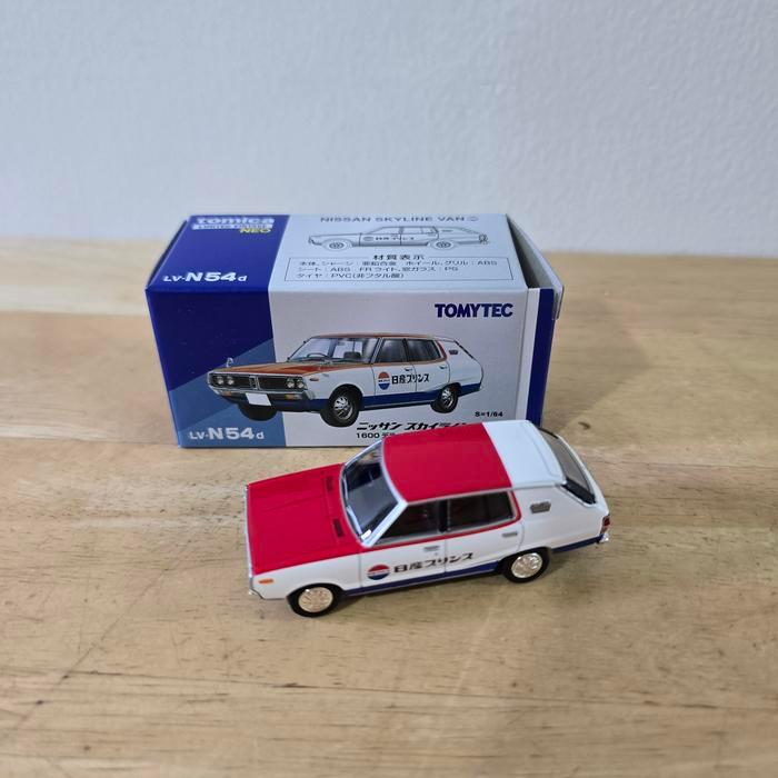 TLV Nissan Skyline Van LV N54d Tomica Limited Vintage Neo Hobby Koleksi Mobil Mainan Mini Scale 1/64