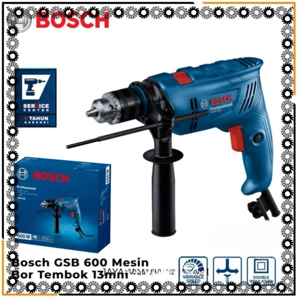 Mesin Bor 13mm Bosch GSB600 Original