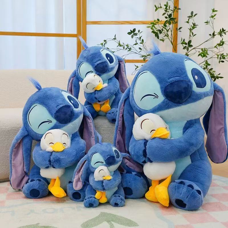 HANU.SHOP BONEKA KEKINIAN BONEKA STITCH BEBEK BONEKA BESAR STITCH BONEKA PEREMPUAN BONEKA HADIAH BON