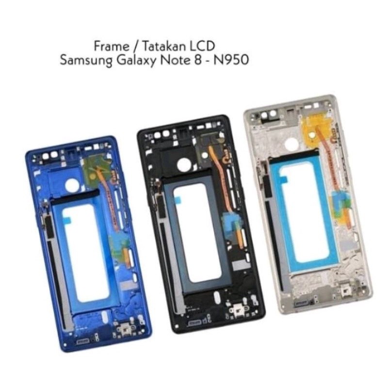 Frame Lcd Tatakan Lcd Tulang Tengah Middle Dudukan Lcd Samsung Galaxy Note 8 new