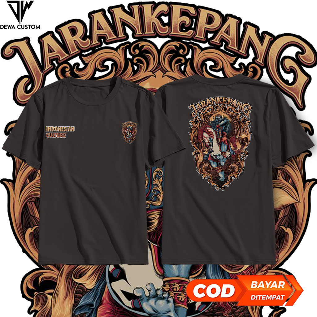 Kaos Jaranan Barongan - Kaos Budaya Baarongan Jaranan Jiegex - Kaos Reog Ponorogo - Kaos Barong -  B