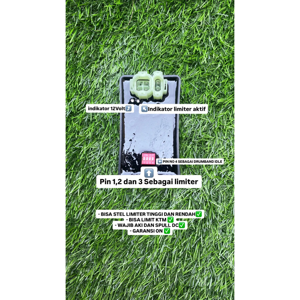 CDI HONDA GL UPGRADE ADJUSTABLE LIMITER + IDLE DRUMBAND