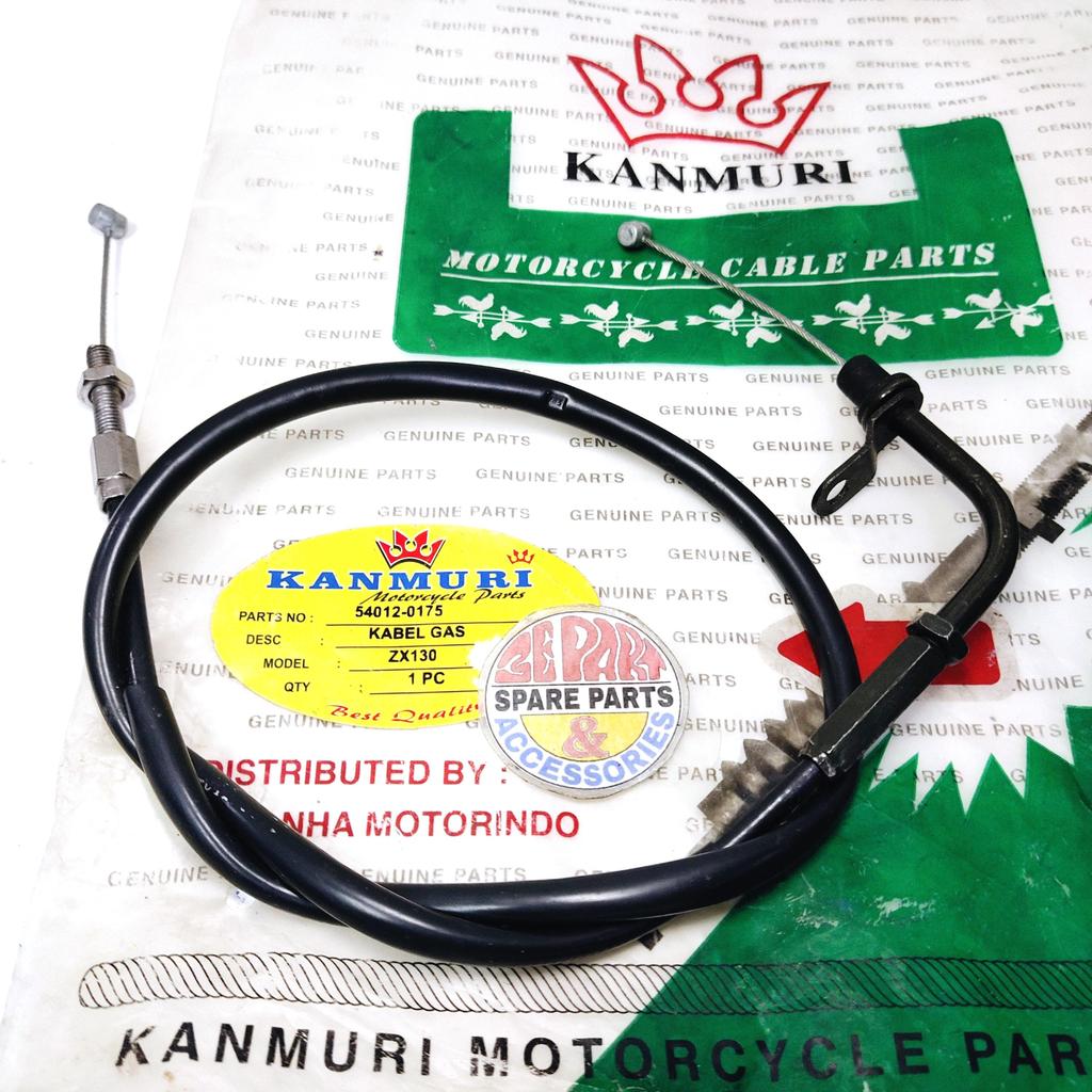 [3E Parts & Acc]  Kabel tali gas Kawasaki ZX130 ZX-130  Barang Langka