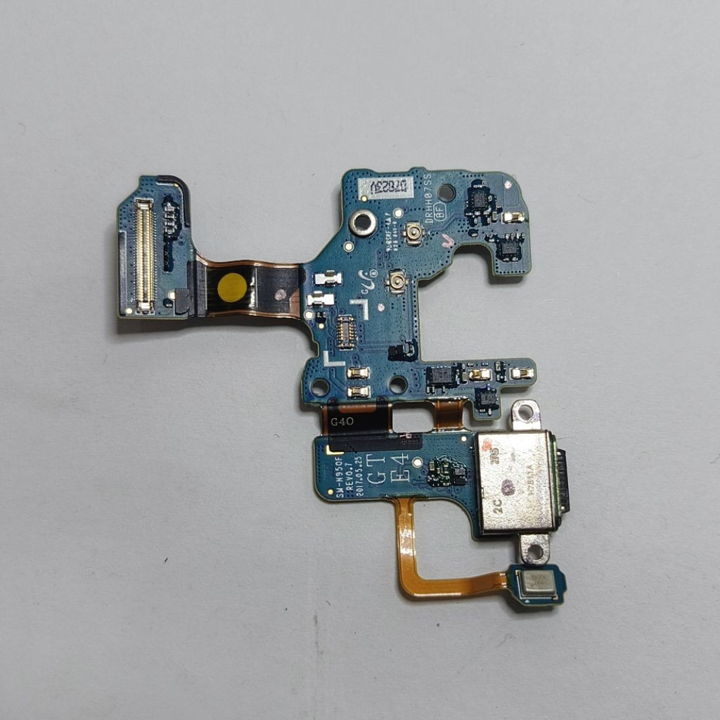 SAMSUNG GALAXY NOTE 8 N950  FLEXIBLE PAPAN CAS KONEKTOR CHARGER PCB BOARD CAS  PLUS IC+MIC+ CON