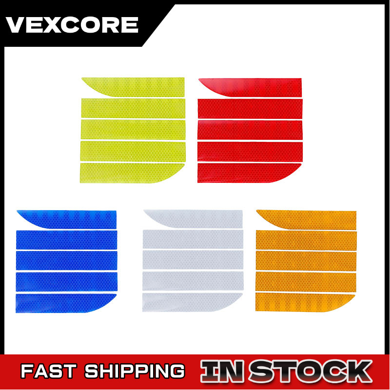 VEXCORE COD Stiker Bumper Body Belakang Mobil Truck Mata Kucing Reflektor 90Cm  Stiker Sticker Bampe