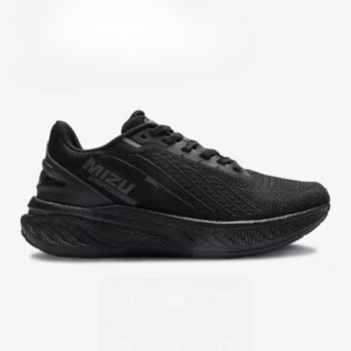 KANKY X TIRTA STORY MIZU SEPATU SNEAKERS RUNNING - Full Black, 39