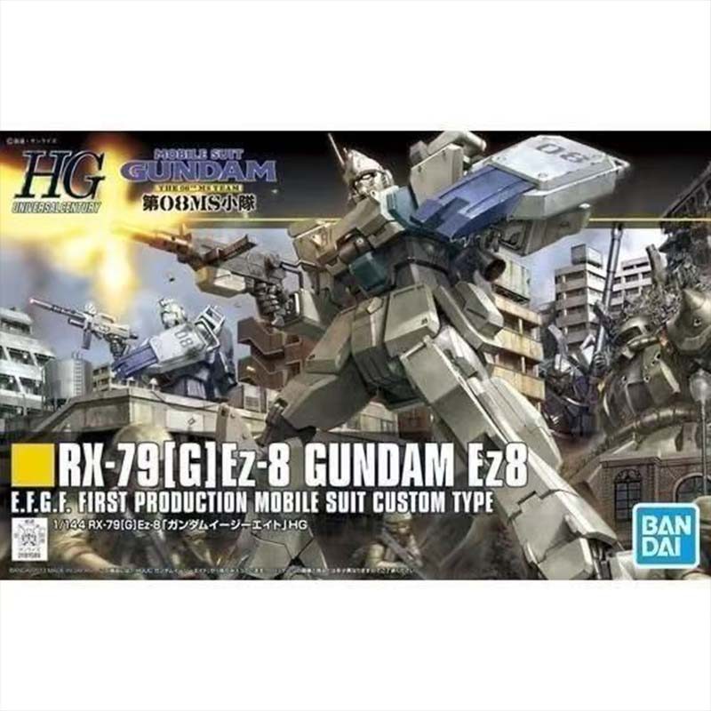 Bandai Gundam Model Kit HGUC RX-79G Ground Ez8 Gouf Custom Zaku 2 Rick Dom Acguy Action Figure Gunpl
