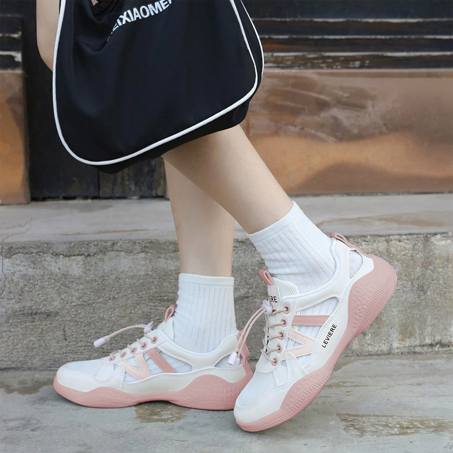 EVR Jisoo Sepatu Sneakers Wanita Putih Premium  LV0462