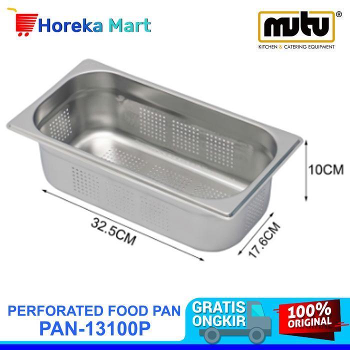 Wadah Stainless Berlubang Food Pan | Perforated GN Pan Mutu PAN-13100p