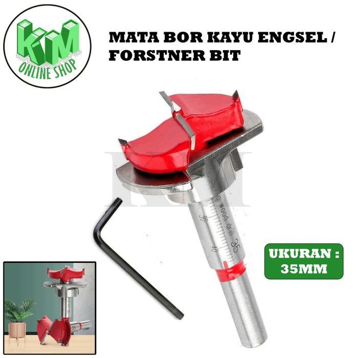 Mata Bor Engsel Sendok 35mm  Mata Bor Kayu Engsel Forstner Bit