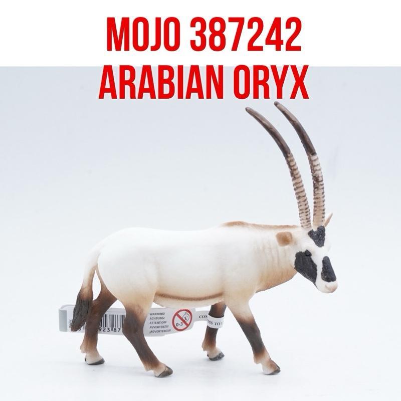 Mojo 387242 Arabian Oryx Oriks Arab Putih Oryx Leucoryx Antelop | Mainan Binatang Miniature Hewan An