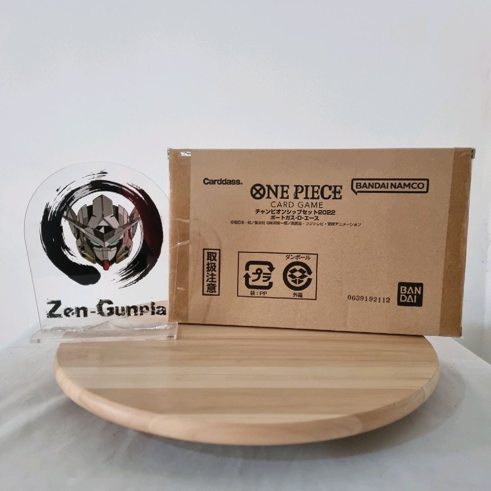 One Piece Card Game Championship 2022 Portgas D Ace Playmat Storage Box BANDAI