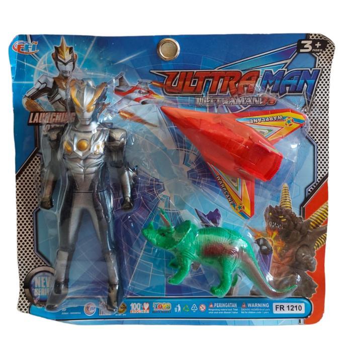 Mainan Anak Ultraman Mebius Robot Pesawat Animal Dinosaur OCT8247 1210 - Merah