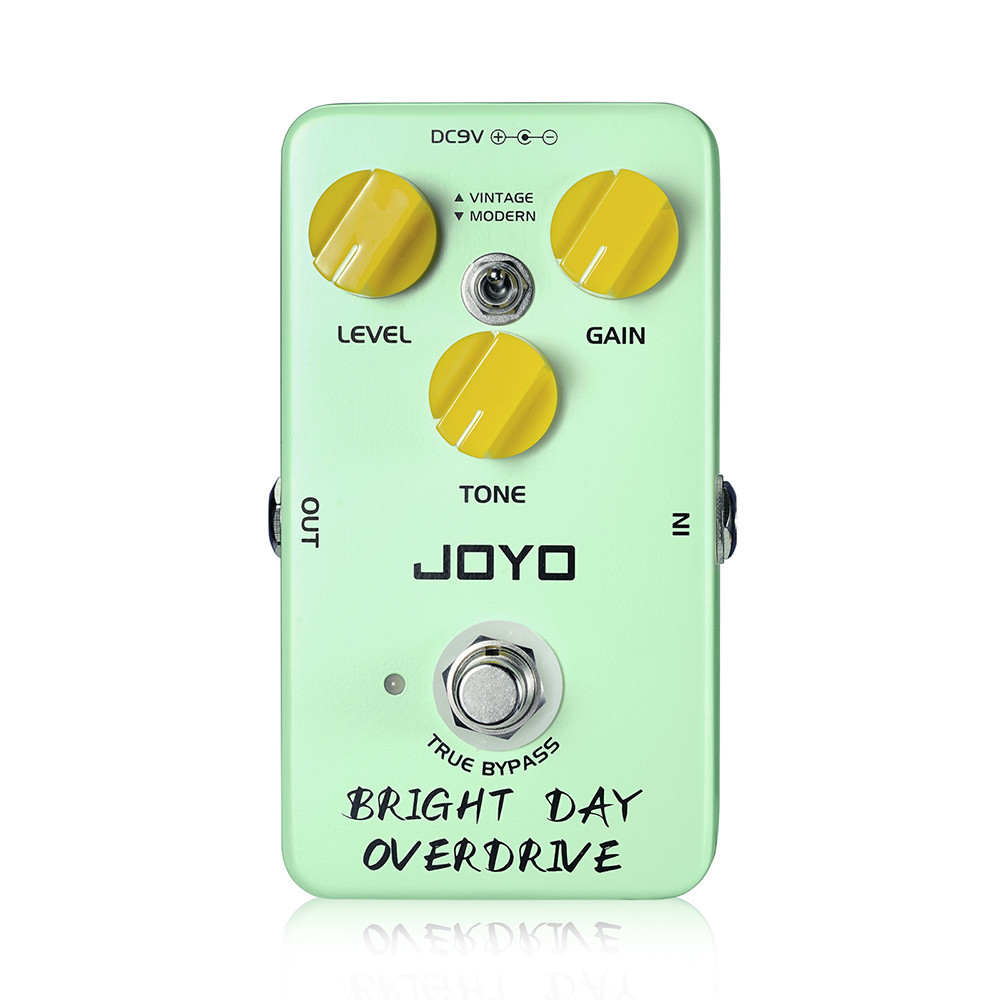 JOYO JF25 BRIGHT DAY OVERDRIVE Vintage Blues Overdrive Guitar Effect Pedal Modern & Vintage Tone Tru
