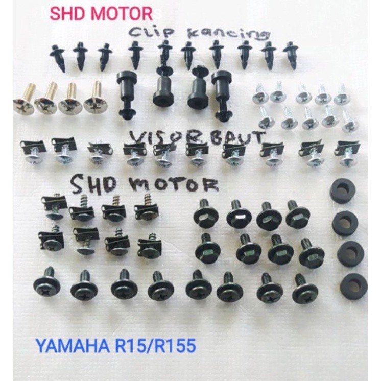 COD | DISKON | PROMO baut body full yamaha R15/baut full set body yamaha R15