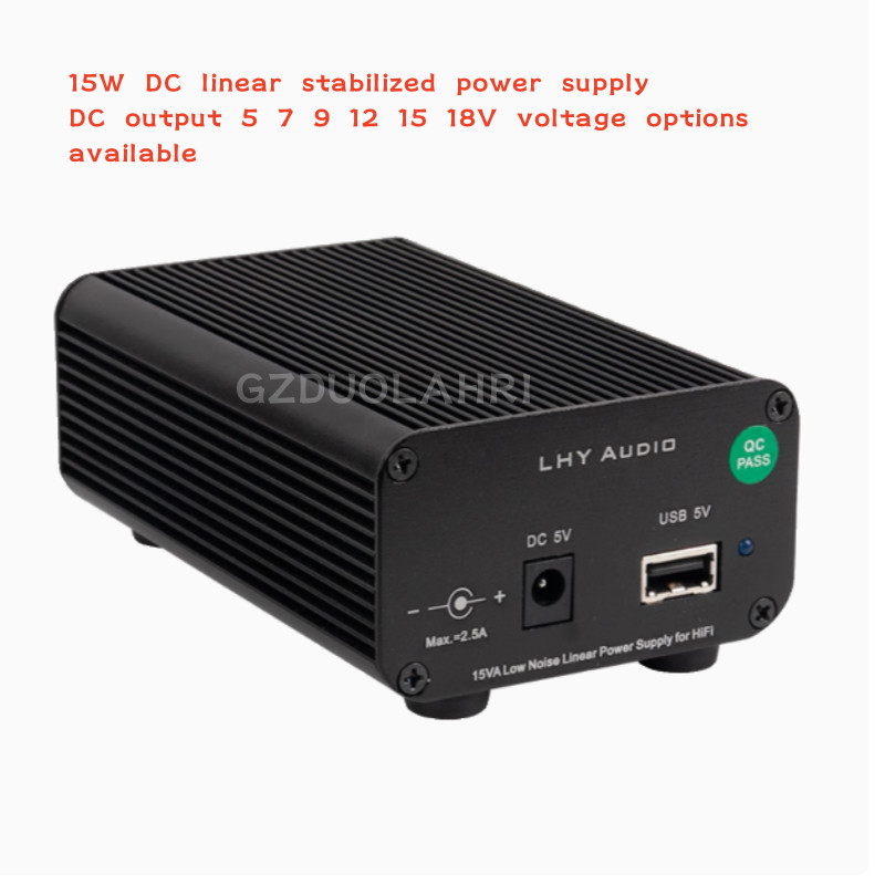 LHY Auo 15W5V Linear Power Supply DUAL DC Regulator C Port Dual Output CAS XMOS Raspberry Pi Talema 