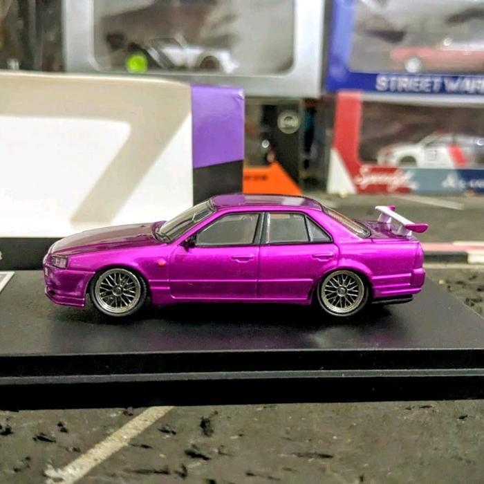 Diecast Mortal Nissan Skyline GTR ER34 R34 25Gtr Purple URAS RESTRO