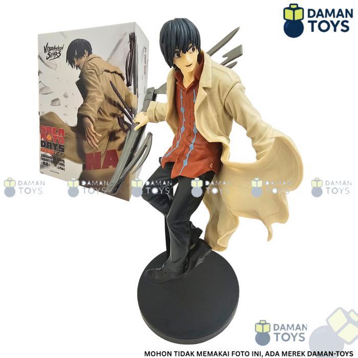 Nagumo Sakamoto Days Taro Sakamoto Shin Asakura Action Figure DAMAN TOYS - Nagumo-Jascoklat-Box