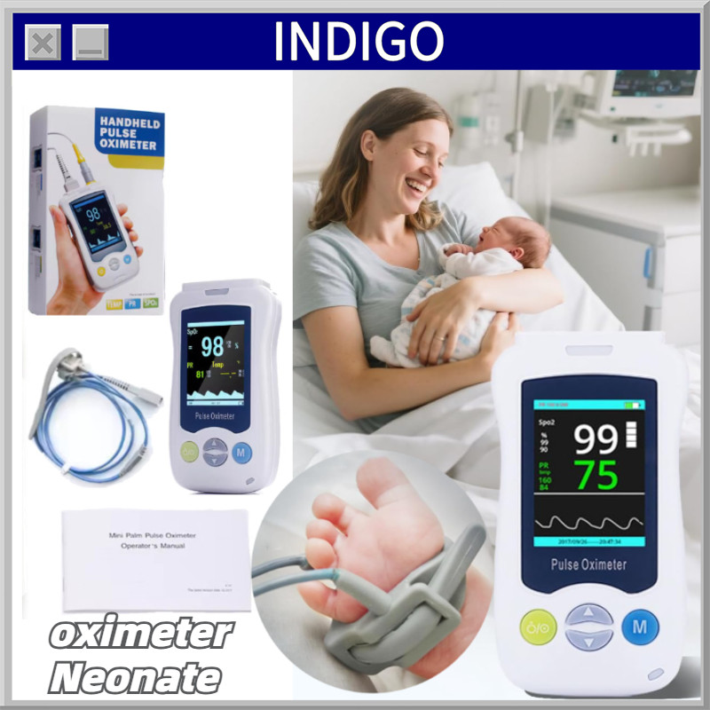 Oximeter Portable/Handheld Oximeter Neonate Newborn Pulse Oximeter SPO2 Bayi/Handheld Pulse Oxymeter