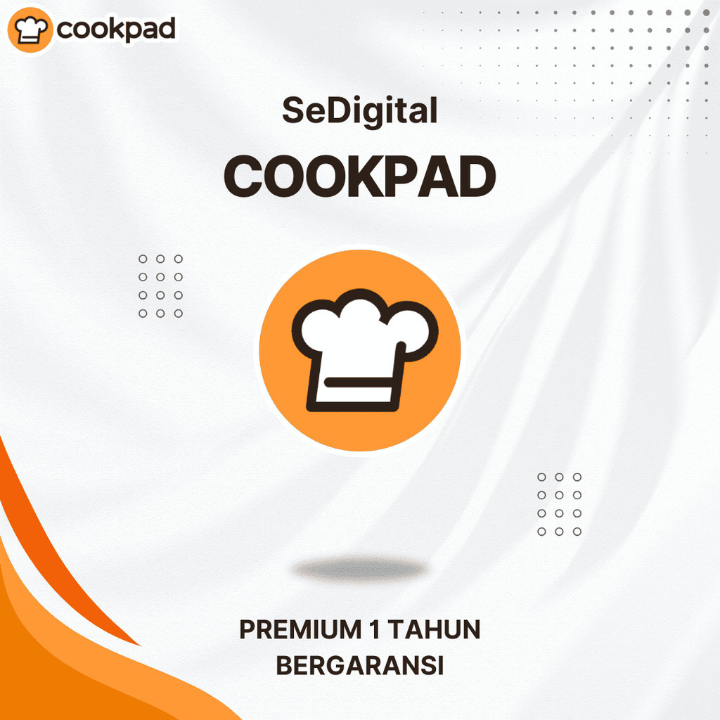 Cookpad Premium 1 Tahun Bergaransi (Proses Cepat Open 24 Jam)