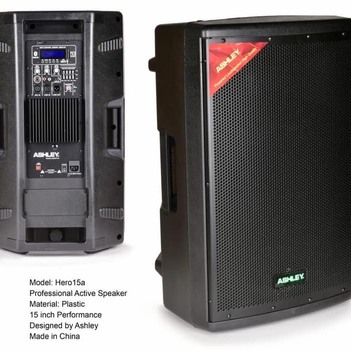 SPEAKER ACTIVE ASHLEY 15 INCH HERO15A ORIGINAL SATU SET