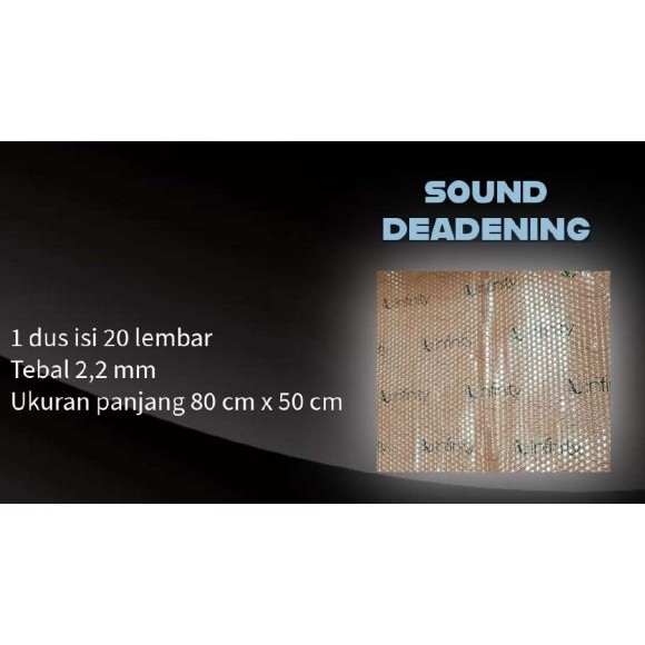 Damper Sound Deadening Mobil - Sound Deadening Infinity - Damper Material - Sound Deadening - Audio 