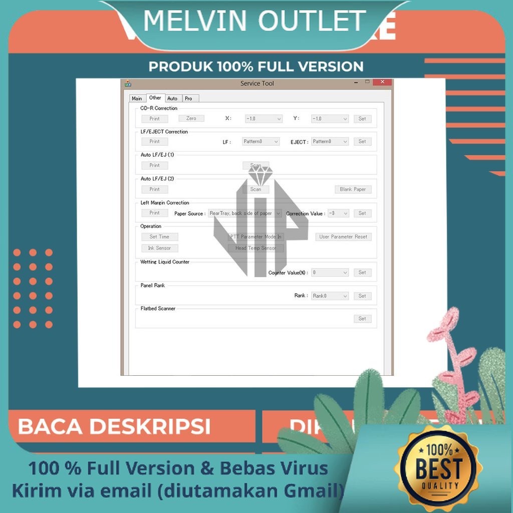 Program Resetter Canon G1000 G2000 G3000 G4000 Full Version Unlimited Reset