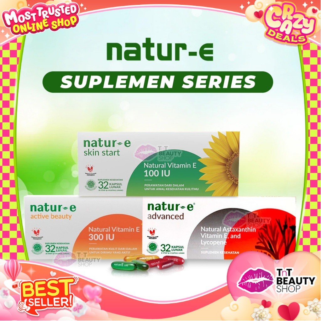Natur-e Soft Capsule Suplemen Series - 100 IU - 300 IU - Advanced | TnT Beauty Shop