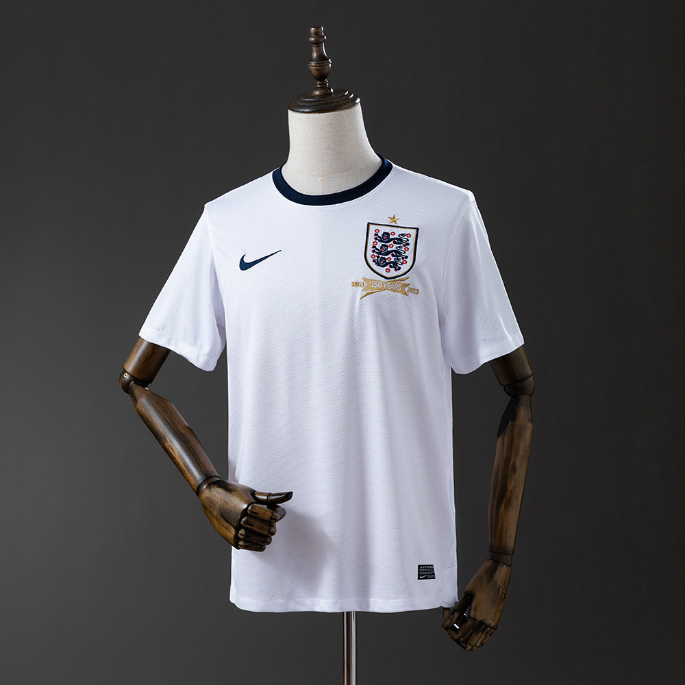 Jersey Retro 2013 England home T shirt pria