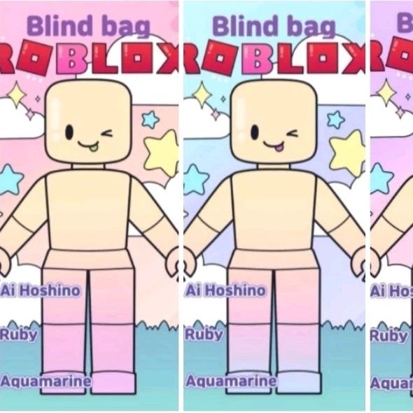 Sudah Dilaminasi Paper Doll Roblox Blind Bag/Mainan/Education/Toys/Learning/Kids Toys/Roblox Plus Bo